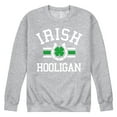 thumbnail image 1 of Instant Message - Irish Hooligan Athletic - Men's Crew Neck Fleece Pullover, 1 of 6
