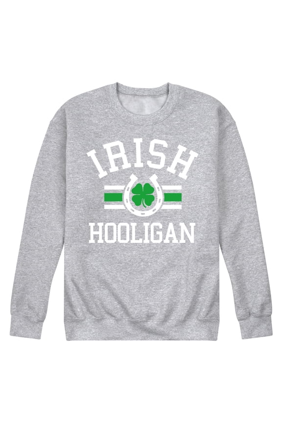 - Irish Hooligan Athletic - Men's Crew Neck Fleece Pullover