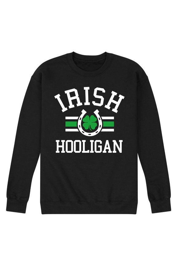 - Irish Hooligan Athletic - Men's Crew Neck Fleece Pullover