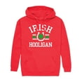 thumbnail image 1 of Instant Message - Irish Hooligan Athletic - Men's Pullover Hooded Fleece Sweatshirt, 1 of 6