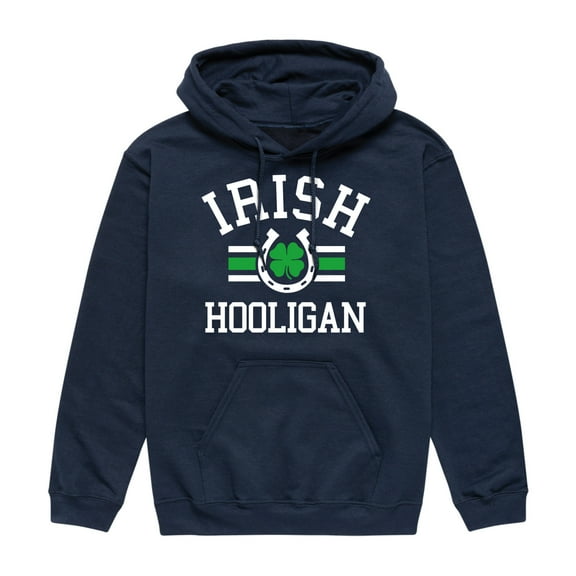 Instant Message - Irish Hooligan Athletic Graphic Fleece Pullover Hoodie