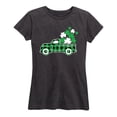 thumbnail image 1 of Instant Message - Irish Plaid Truck - Women's Short Sleeve Graphic T-Shirt, 1 of 5