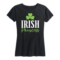 Instant Message - Irish Princess - St Patrick's Day - Women's Short Sleeve Graphic T-Shirt