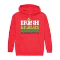 thumbnail image 1 of Instant Message - Irish Retro Repeat - Men's Pullover Hooded Fleece Sweatshirt, 1 of 6