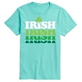 thumbnail image 1 of Instant Message - Irish Retro Repeat - Men's Short Sleeve Graphic T-Shirt, 1 of 6