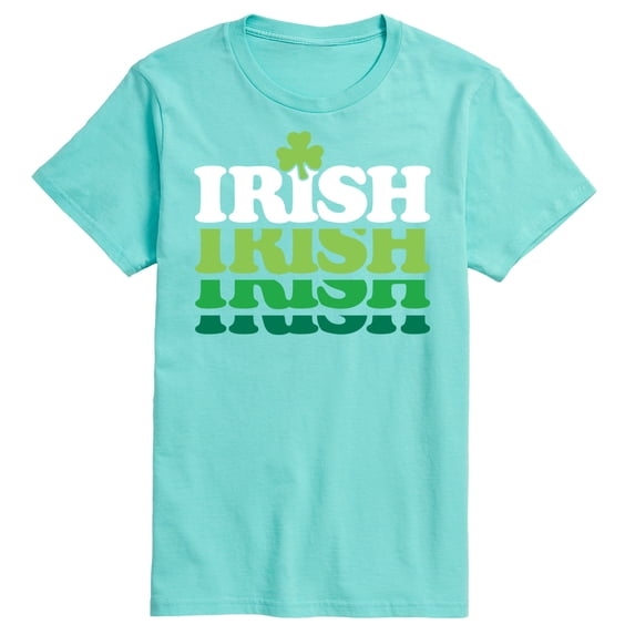Instant Message - Irish Retro Repeat - Men's Short Sleeve Graphic T-Shirt