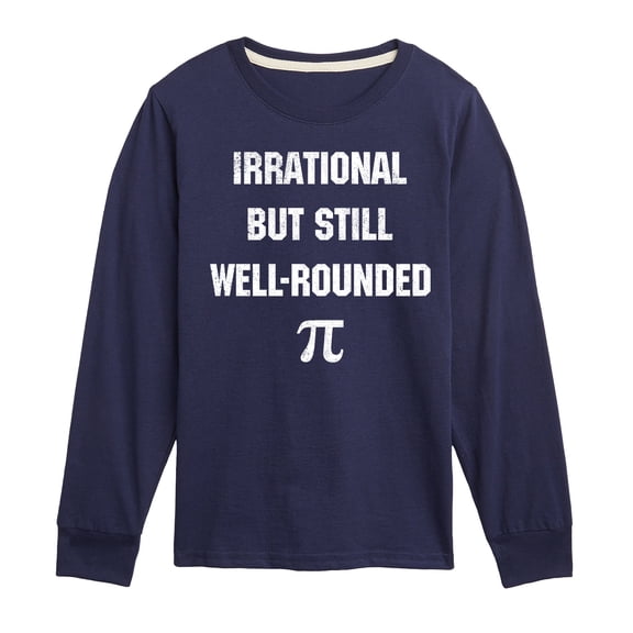 Instant Message - Irrational Well Rounded - Youth Boys Long Sleeve Graphic T-Shirt