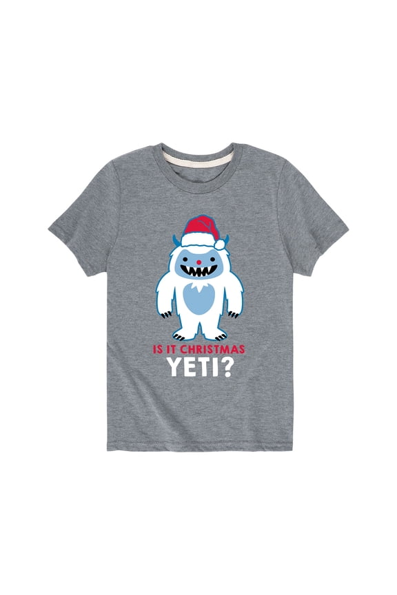 - Is It Chrstmas Yeti - Youth Short Sleeve Tee