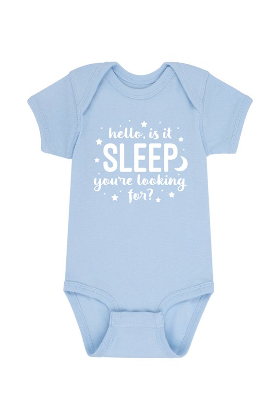 - Is It Sleep You're Looking For Baby Graphic One Piece