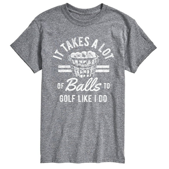 Instant Message - It Takes A Lot Of Balls - Men's Short Sleeve Graphic T-Shirt