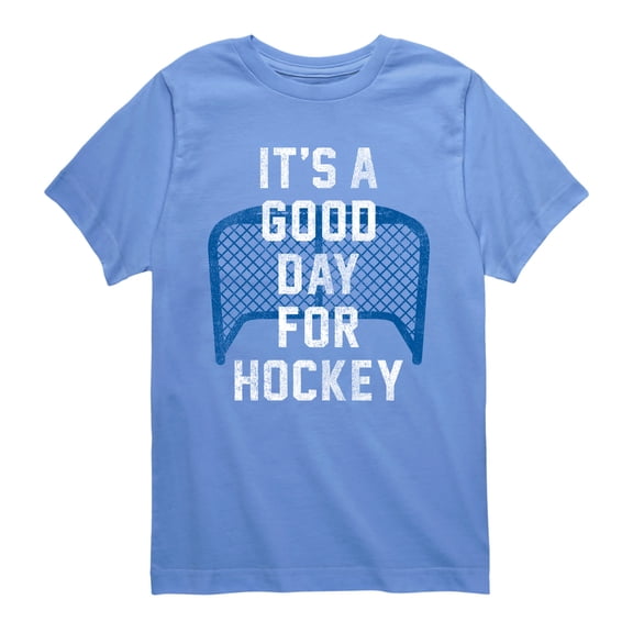 Instant Message - It's A Good Day For Hockey - Youth Boys Short Sleeve Graphic T-Shirt