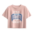 thumbnail image 1 of Instant Message - It's A Good Day For Hockey Short Sleeve Boxy Graphic T-Shirt, 1 of 5