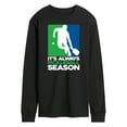 thumbnail image 1 of Instant Message - It's Always Pickleball Season - Men's Long Sleeve T-Shirt, 1 of 6