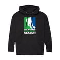 thumbnail image 1 of Instant Message - It's Always Pickleball Season - Men's Pullover Hooded Fleece Sweatshirt, 1 of 6