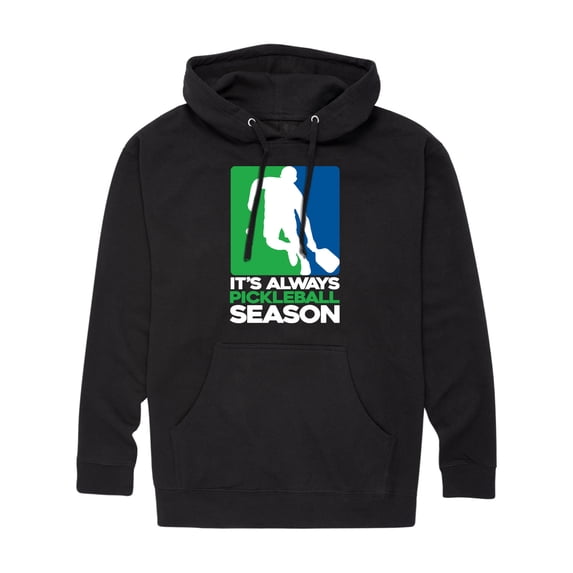 Instant Message - It's Always Pickleball Season - Men's Pullover Hooded Fleece Sweatshirt