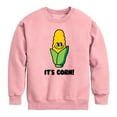 thumbnail image 1 of Instant Message - It's Corn - Toddler & Youth Crewneck Fleece Sweatshirt, 1 of 5