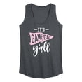 thumbnail image 1 of Instant Message - It's Game Day Y'all Women's Graphic Racerback Tank, 1 of 6
