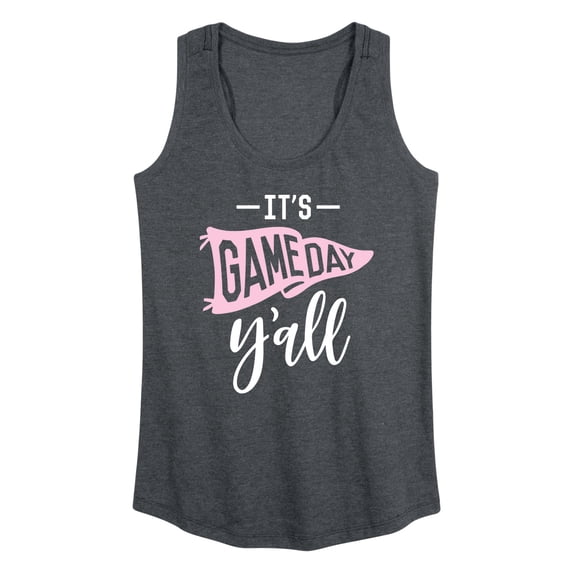 Instant Message - It's Game Day Y'all Women's Graphic Racerback Tank