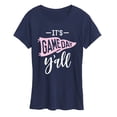 thumbnail image 1 of Instant Message - It's Game Day Y'all Short Sleeve Graphic T-Shirt, 1 of 6