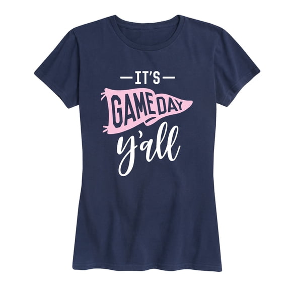 Instant Message - It's Gameday Y'all - Women's Short Sleeve Graphic T-Shirt