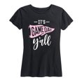 thumbnail image 1 of Instant Message - It's Gameday Y'all - Women's Short Sleeve Graphic T-Shirt, 1 of 5