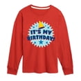 thumbnail image 1 of Instant Message - It's My Birthday - Toddler & Youth Long Sleeve Graphic T-Shirt, 1 of 6