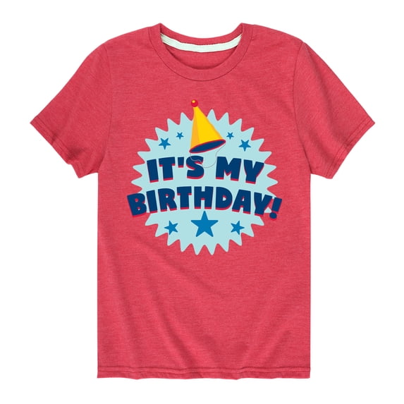 Instant Message - It's My Birthday Short Sleeve Graphic T-Shirt