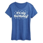 T-shirt D'anniversaire Humour Décalé 'It's My Birthday Show Me Your Boobs' - Toutes Tailles (S à 3XL) - Personnalisable