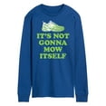 thumbnail image 1 of Instant Message - It's Not Gonna Mow Itself - Men's Long Sleeve T-Shirt, 1 of 5