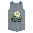 thumbnail image 1 of Instant Message - It's Okay To Take A Break - Women's Racerback Tank Top, 1 of 6