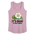 thumbnail image 1 of Instant Message - It's Okay To Take A Break - Women's Racerback Tank Top, 1 of 6