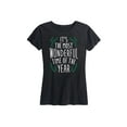 thumbnail image 1 of Instant Message - It's The Most Wonderful Time Of The Year - Women's Short Sleeve Graphic T-Shirt, 1 of 5