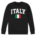 thumbnail image 1 of Instant Message - Italy Flag - Men's Crew Neck Fleece Pullover, 1 of 6