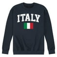 thumbnail image 1 of Instant Message - Italy Flag - Men's Crew Neck Fleece Pullover, 1 of 6