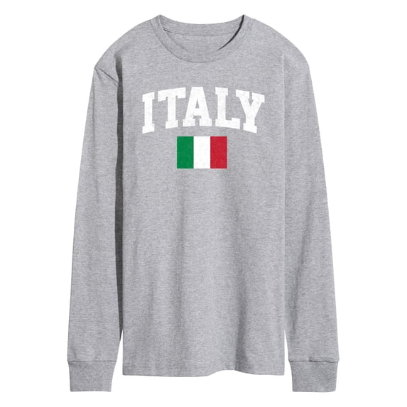 Instant Message - Italy Flag - Men's Long Sleeve T-Shirt