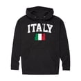 thumbnail image 1 of Instant Message - Italy Flag - Men's Pullover Hooded Fleece Sweatshirt, 1 of 6