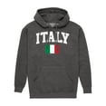 thumbnail image 1 of Instant Message - Italy Flag - Men's Pullover Hooded Fleece Sweatshirt, 1 of 6