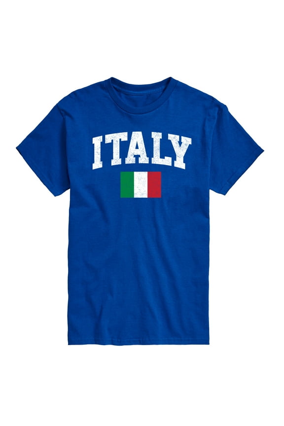 - Italy Flag - Men's Short Sleeve Graphic T-Shirt