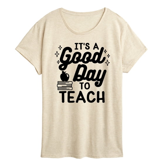 Instant Message - It's A Good Day To Teach Short Sleeve Graphic T-Shirt