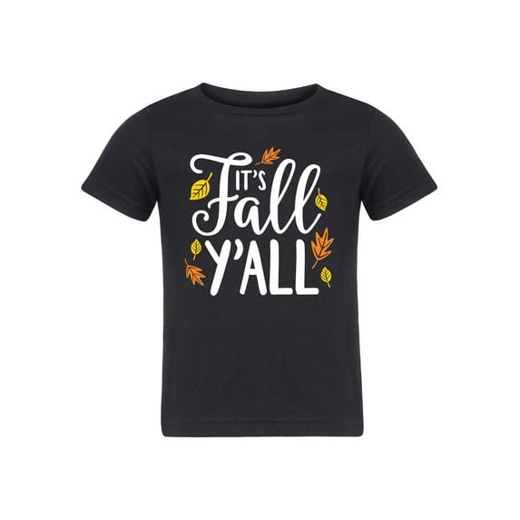 Instant Message - Its Fall Yall -TODDLER SHORT SLEEVE TEE-2T