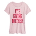 thumbnail image 1 of Instant Message - Its Giving Mother Short Sleeve Graphic T-Shirt, 1 of 4