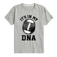 thumbnail image 1 of Instant Message - Its In My DNA Football - Toddler & Youth Short Sleeve Graphic T-Shirt, 1 of 6
