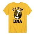 thumbnail image 1 of Instant Message - Its In My DNA Football - Toddler & Youth Short Sleeve Graphic T-Shirt, 1 of 6