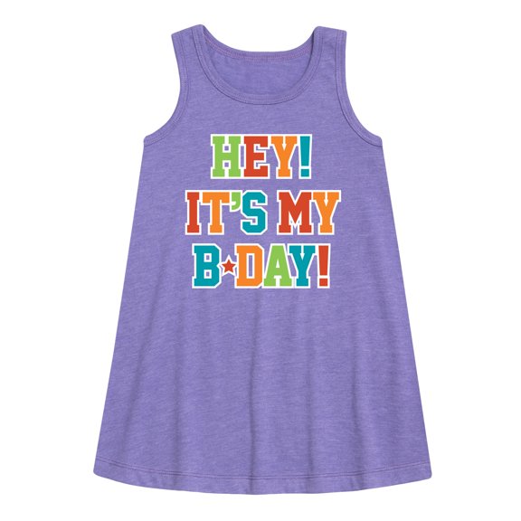 Instant Message - Its My Bday - Toddler & Youth Girls A-line Dress