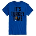 thumbnail image 1 of Instant Message - Its Turkey Time - Men's Short Sleeve Graphic T-Shirt, 1 of 5