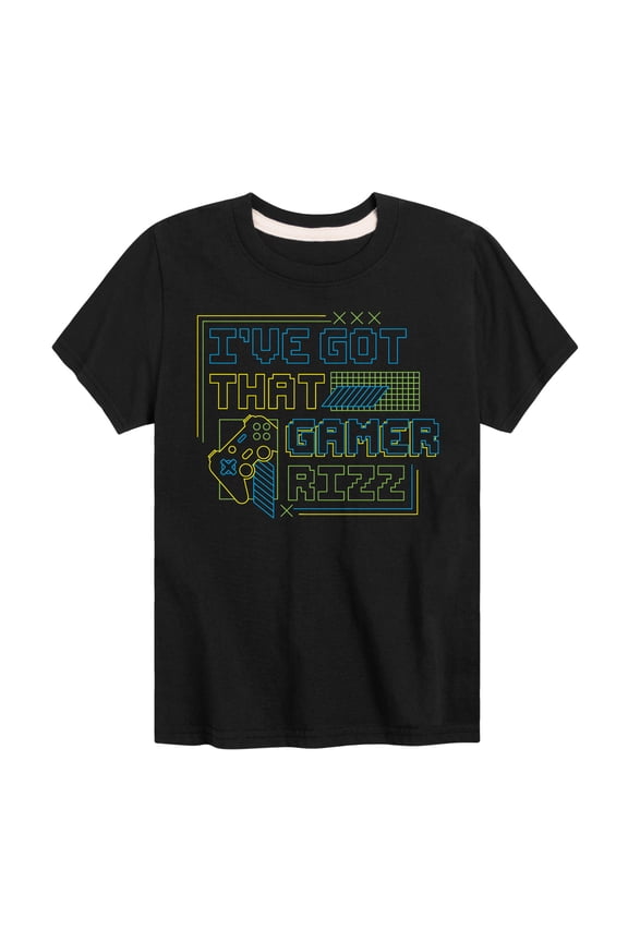 - Ive Got That Gamer Rizz Short Sleeve Graphic T-Shirt