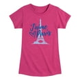 thumbnail image 1 of Instant Message - J'aime Paris - Girls Toddler And Youth Short Sleeve Graphic T-Shirt, 1 of 6
