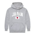 thumbnail image 1 of Instant Message - Japan Flag - Men's Pullover Hooded Fleece Sweatshirt, 1 of 6
