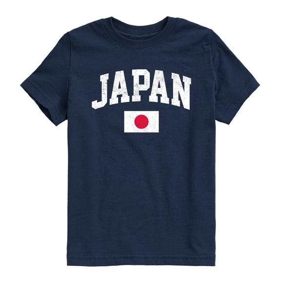 Instant Message - Japan Flag - Youth Short Sleeve Graphic T-shirt