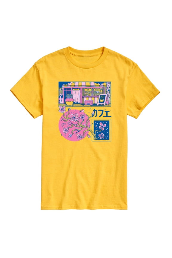 - Japanese Panels - Men's Short Sleeve Graphic T-Shirt